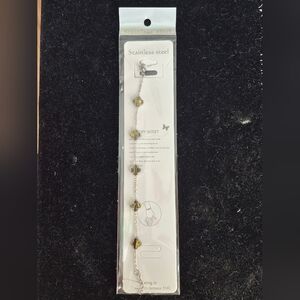 Stainless Steel Yellow and Black Striped Clover Bracelet, Jewelry